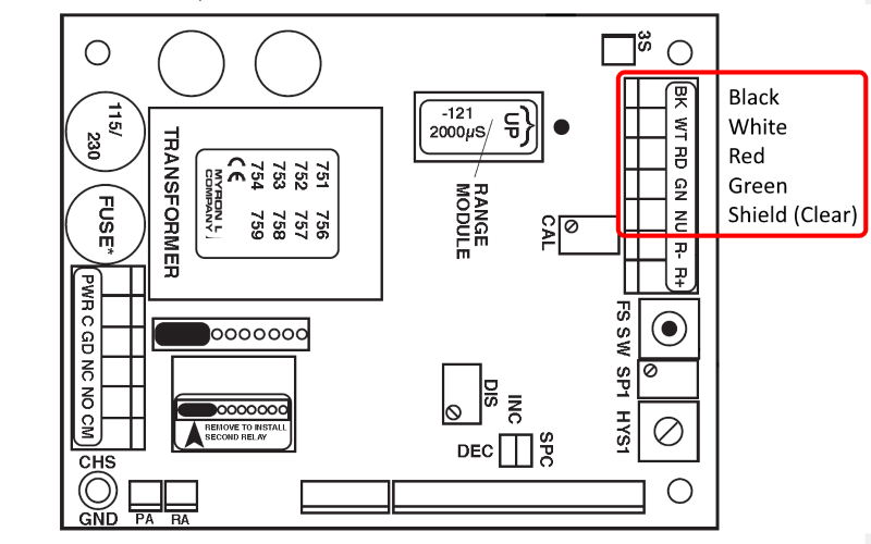 Resistivity Sensor Terminal Block